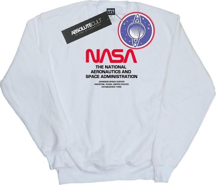 Actual product image Nasa Mens Worm Blurb Sweatshirt (M)