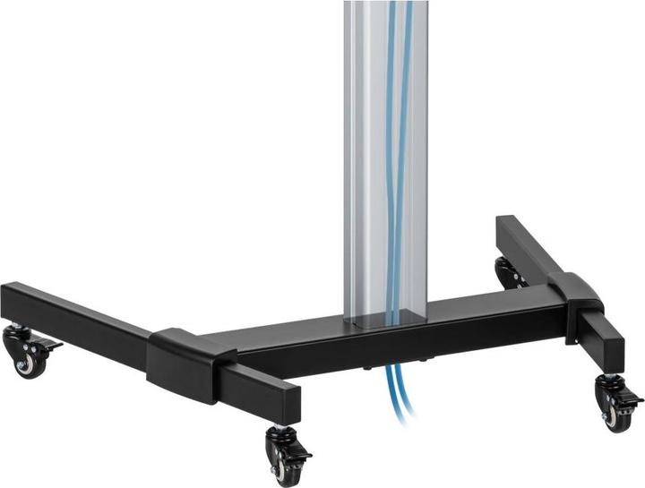 Actual product image Techly EFB TV trolley for LCD LED TV 93,98cm 37inch - 218,44cm 86inch with one shelf (50 kg, 37" - 86")