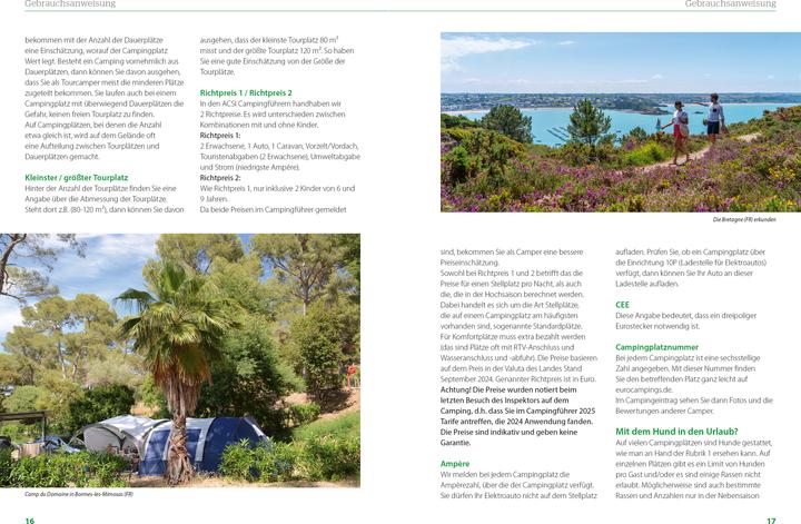 Actual product image ACSI Campingführer Europa 2026