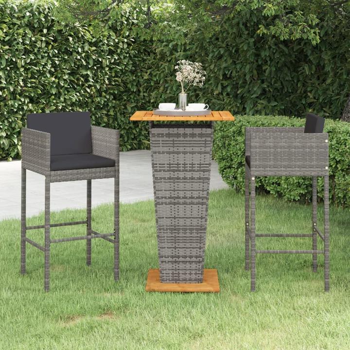 Produktbild vidaXL Garten-Bar-Set (80 x 80 x 110 cm)