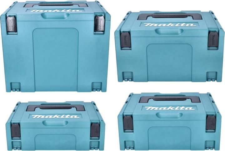 Produktbild Makita Makpac Set Gr. 1 + 2 + 3 + 4 Transportbox und Werkzeugkiste (4 Teile)