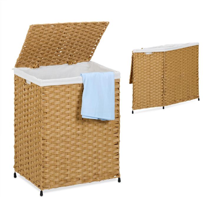 Image du produit Relaxdays Panier à laver (90 l)