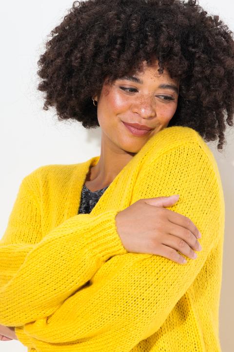 Produktbild Angel of Style Strickjacke, Straight Fit, Ballonärmel (56)