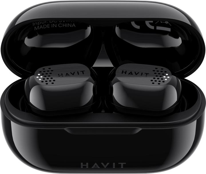Produktbild Havit TWS Bluetooth Headset Black Kabellos Kopfhörer im Ohr Musik Schwarz (5 h, Kabellos)