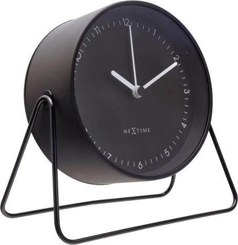 Image du produit Nextime Réveil de table - 14 x 13 x 7 cm - noir - table berlinoise