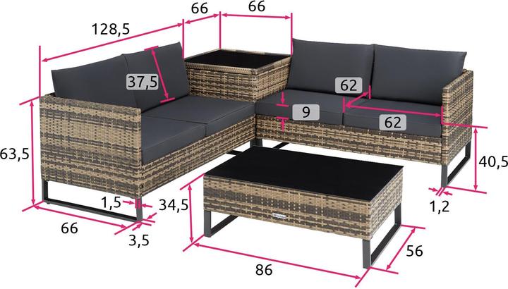 Produktbild tectake Ostuni