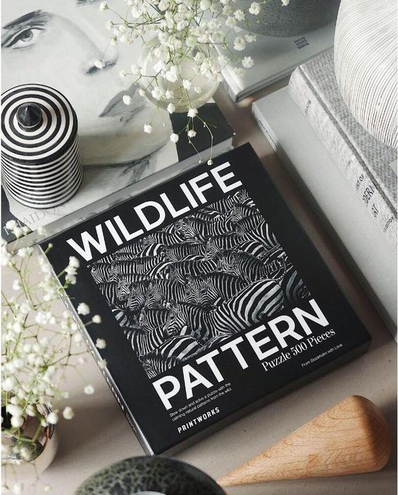 Produktbild Helvetiq Puzzle Zebra, Wildlife Pattern (500 Teile)