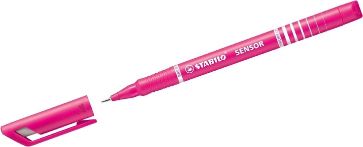 Produktbild STABILO SENSOR F Finliner mit gefederter Spitzer (Rosa, 1 x)