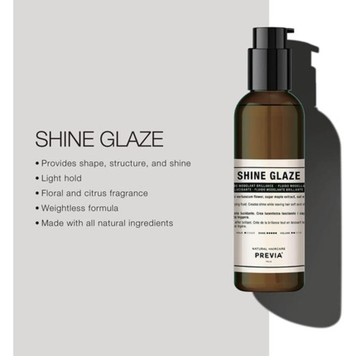 Image du produit Previa Glaçage lumineux organique hydrolysé à base de Verbascum Thapsus (Gel coiffant, 200 ml)