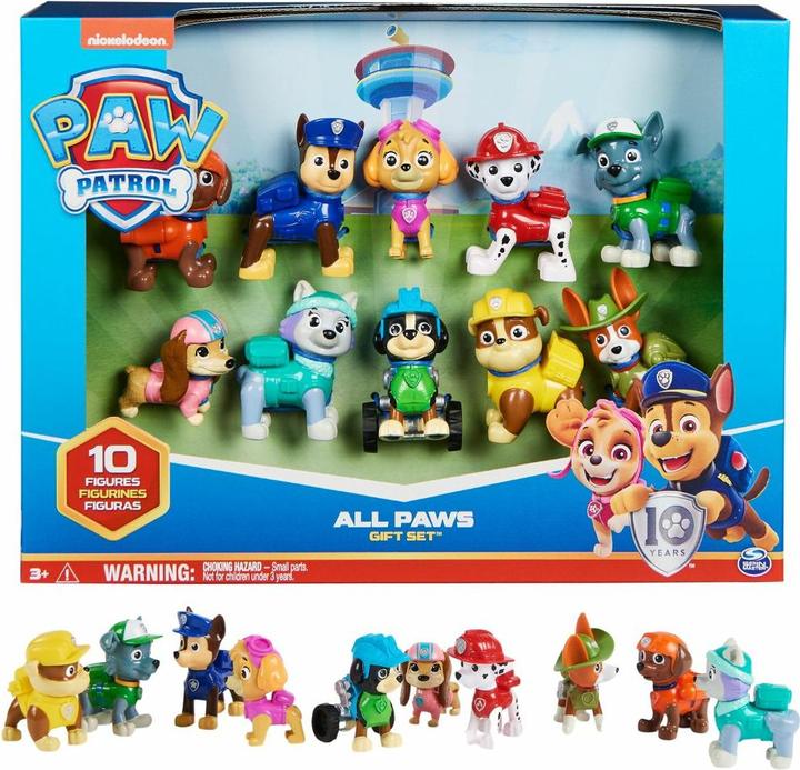 Immagine prodotto Paw Patrol Set regalo da 10 cuccioli PAW Action Pack