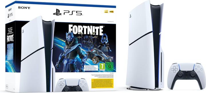 Productafbeelding Sony PlayStation 5 Slim Disk Edition - Fortnite Cobalt Star Bundel