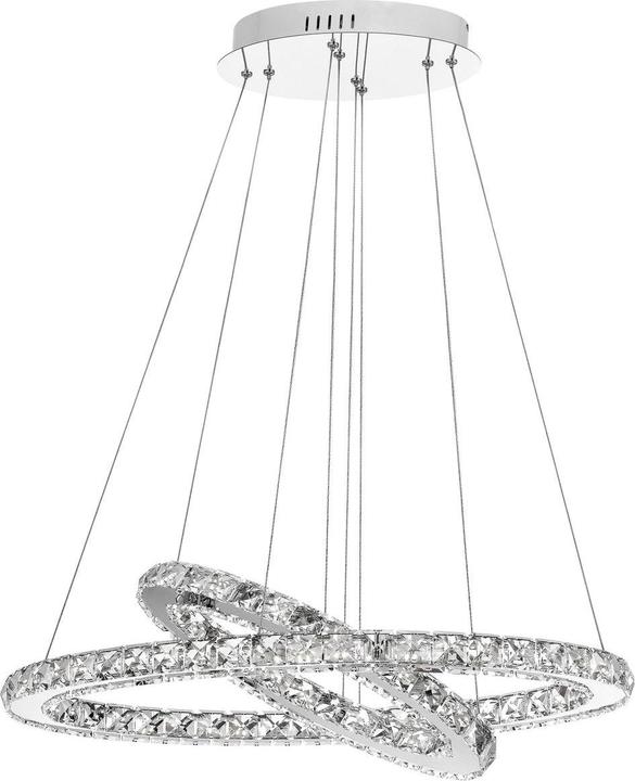 Actual product image Nova Luce CELINE LED pendant light chrome 40W neutral white 64x44x120cm 7403001