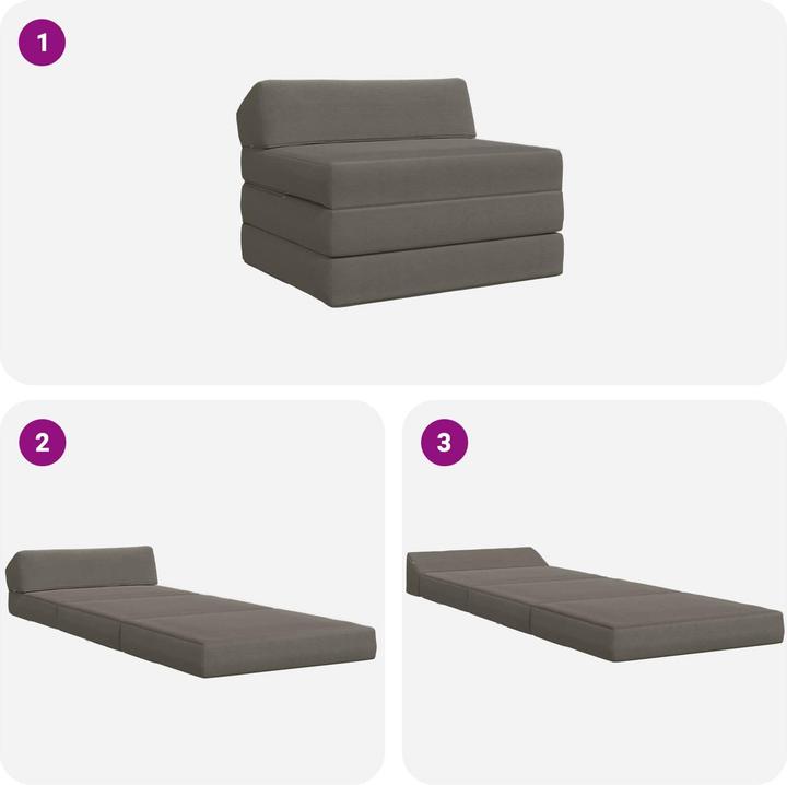 Produktbild vidaXL Klappsofa Bett