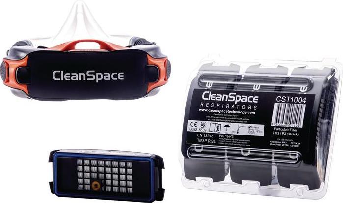 CleanSpace Deeltjesfilter CleanSpaceâ"¢ CST1004 f.CST1000/1010 EN12942 TM3P R SL 3st/verpakking (Vervangend ademhalingsfilter)