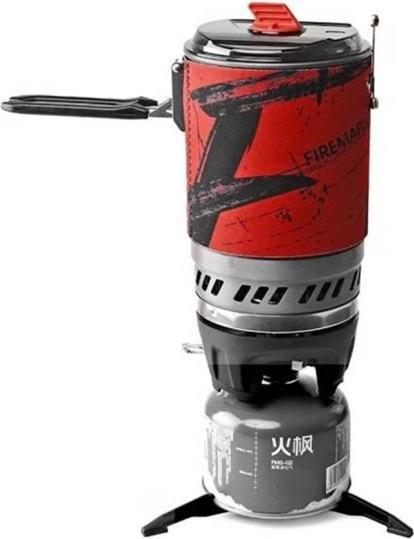 Actual product image Fire-Maple FMS-X5 Polaris cooking system-red cooker