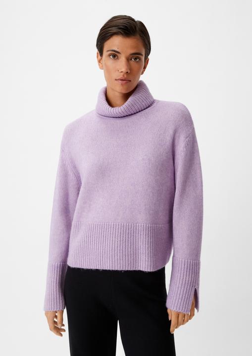 Produktbild Comma Strickpullover Strickpullover mit breiter Rippblende (36)