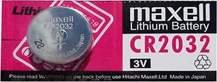 Actual product image Maxell Electronics CR2032 (5 pcs., CR2032, 220 mAh)