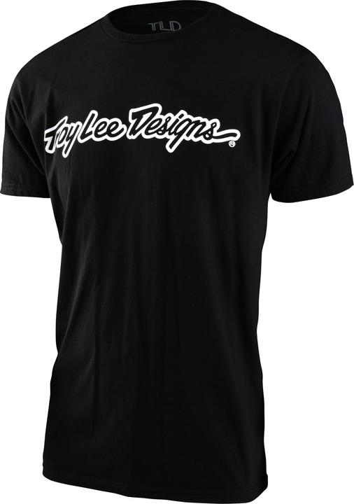 Troy Lee Designs Signature T-Shirt, black heather (S)