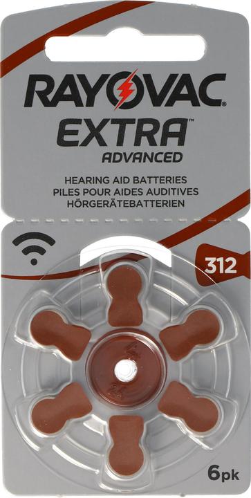 Rayovac acoustic special (6 pcs., A312, 180 mAh)