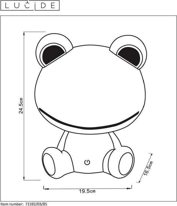 Image du produit Lucide Grenouille Dodo (360 lm)