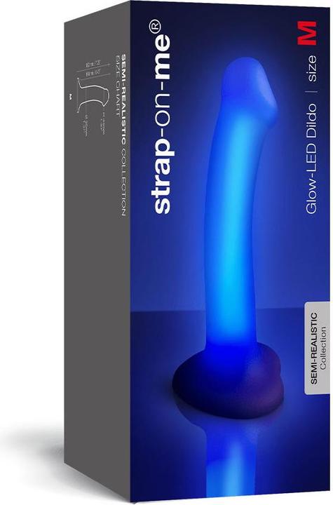 Image du produit Strap-on-me Glow-Led Dildo (M)