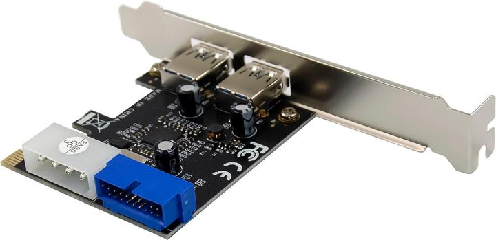 Produktbild InLine Schnittstellenkarte, 3x USB 3.2 Gen.1, (2 USB-A + 1 Comboport) PCIe, inkl. Low-Profile Slotb