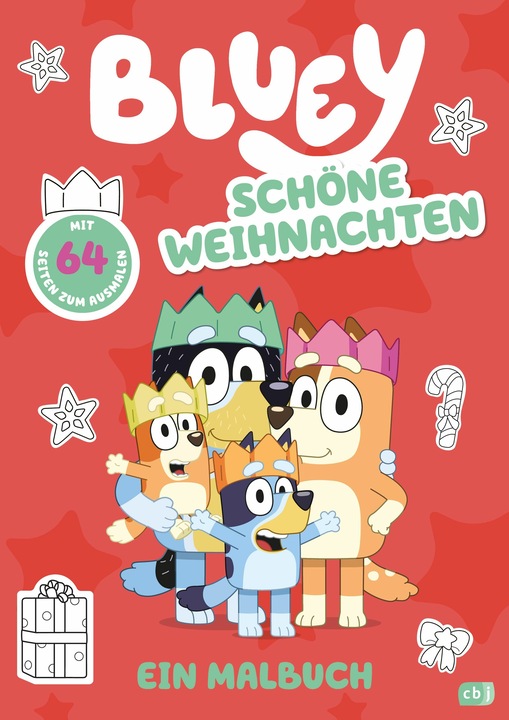 BLUEY - Buon Natale - Un libro da colorare