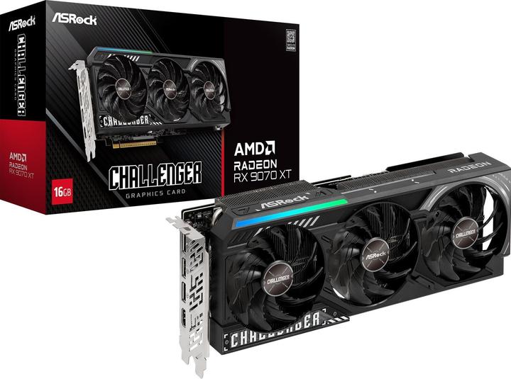 Actual product image AsRock Radeon RX 9070 XT Challenger (16 GB)