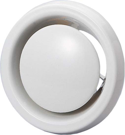 Maico MAI TB10 Vanne coupe-feu à disque pour la ventilation blanc pur