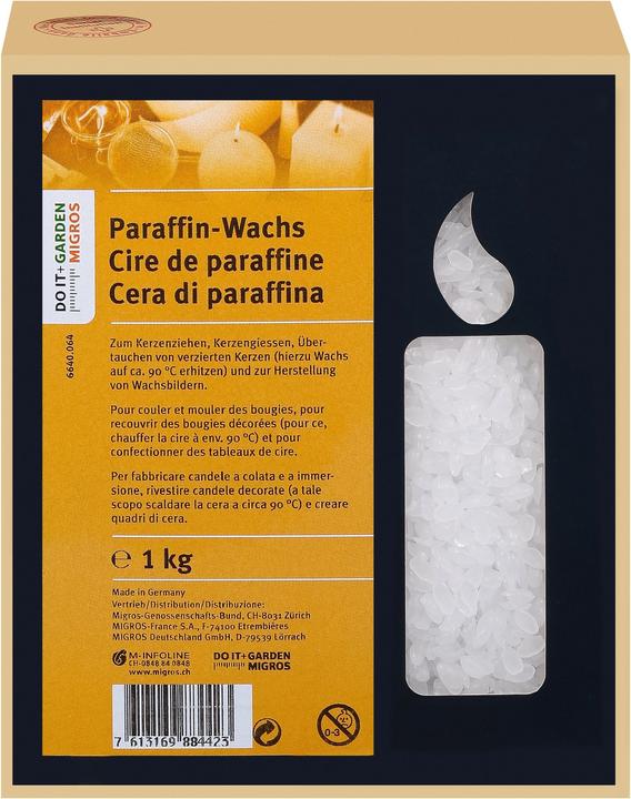 Actual product image Exagon Paraffin wax