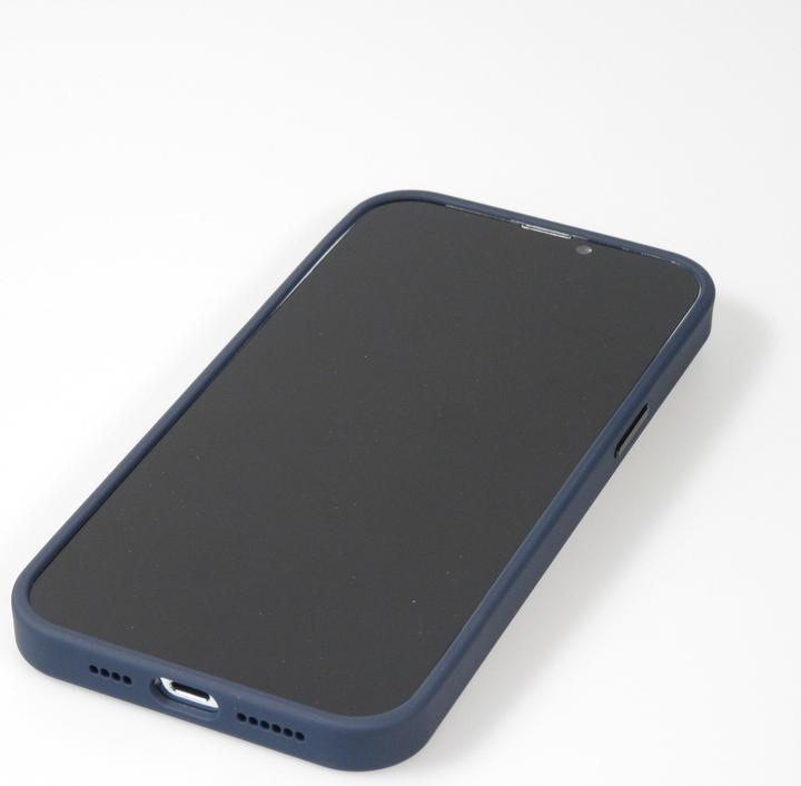 Image du produit PhoneLook Coque Jelly cover glass semi-transparente MagSafe Navy blue (Apple iPhone 13 Pro)