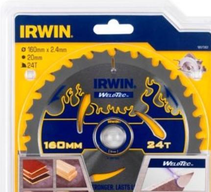 Produktbild Irwin Pj. d. WELDTEC 160x20(16)x24T 2,4 mm ATB