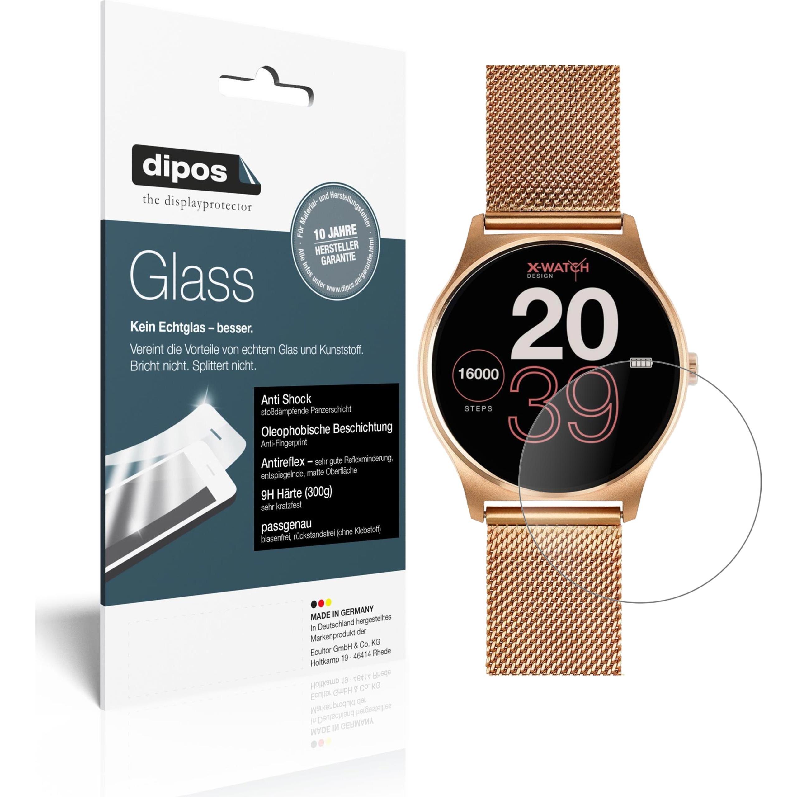 Dipos Displayschutz Anti-Shock, Smartwatch Schutzfolie, Transparent