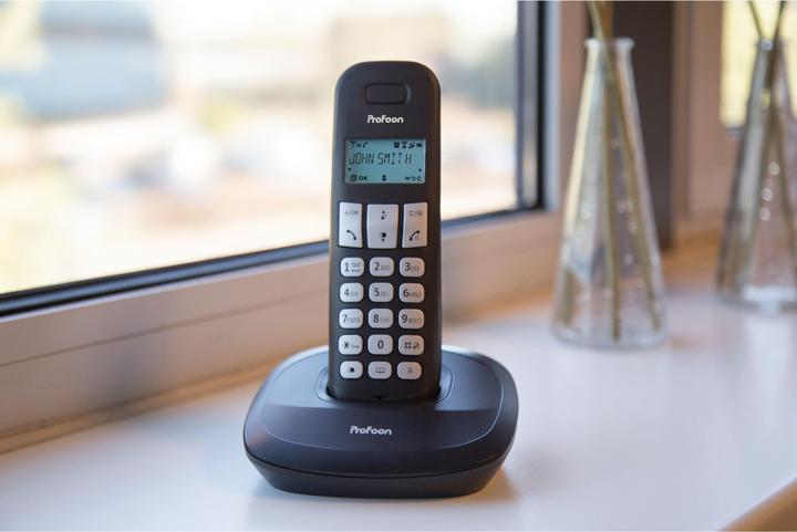 Produktbild Profoon DECT-Telefon PDX-1100 mit 1 Mobilteil, schwarz