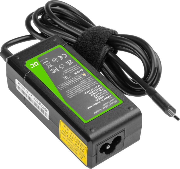 Produktbild GreenCell Universal PRO USB-C Charger for Laptops, Tablets & Phones - 45W (45 W)