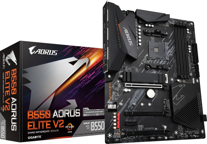 Gigabyte B550 AORUS Elite V2 (AM4, AMD B550, ATX)