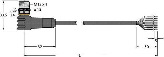 Actual product image Turck Connection cable (10 m)
