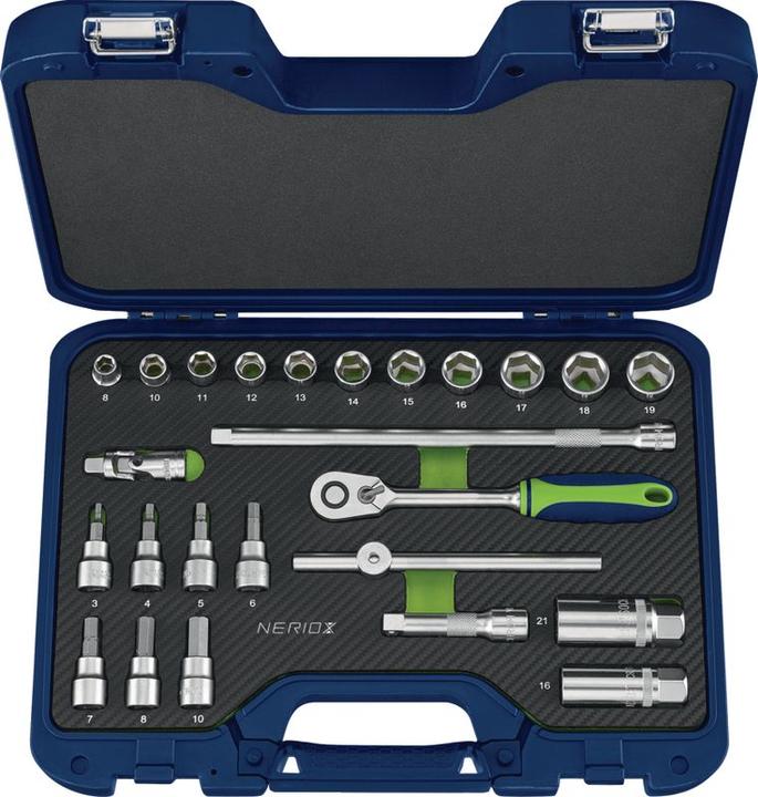 Immagine prodotto Neriox Set di chiavi a bussola 3/8" / 25 pezzi (3/8")