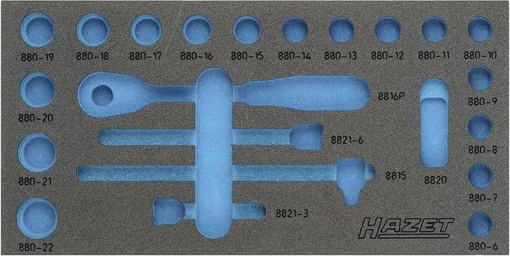 Produktbild HAZET 2-Komponenten Weichschaum-Einlage 163-353L