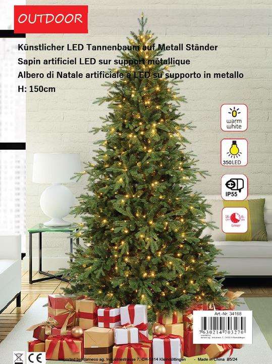 Actual product image GuGus LED outdoor Christmas tree (150 cm)