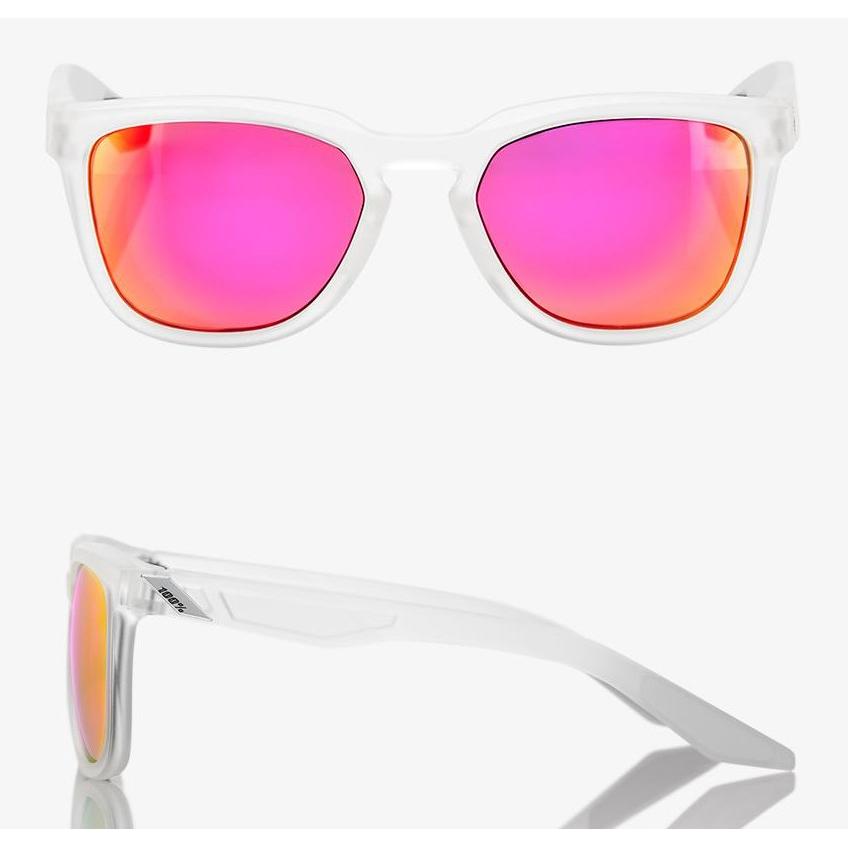 Thumbnail - 100%, Unisex, Sportbrille, Hudson (Matt Translucent Crystal Clear, Purple), Transparent