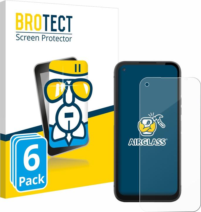 Produktbild BROTECT Schutzglas Schutzfolie Glas Folie Displayschutz klar (6 Stück, Gigaset GX6)