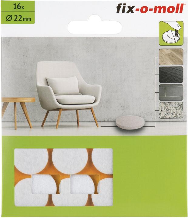Produktbild Fix-o-moll Filzgleiter (Filzgleiter, 16 Stk.)