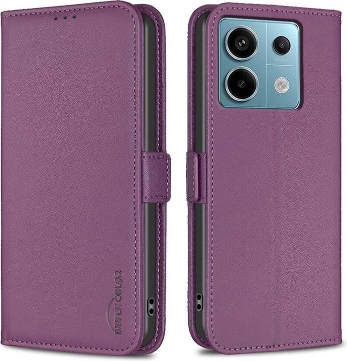 Binfen Color Xiaomi Redmi Note 13 Pro - BINFEN Flip Case Hülle violett (Xiaomi Redmi Note 13 Pro 5G)