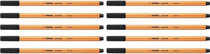 Produktbild STABILO point 88 Fineliner (Schwarz, 10 x)
