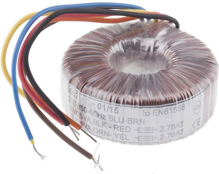 Produktbild RS PRO Transformator Ringkern 50VA 2x9V