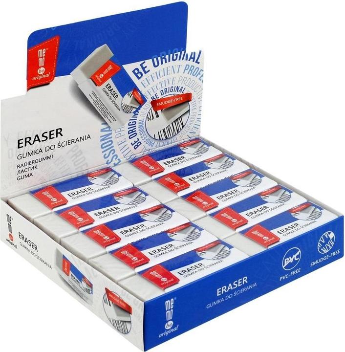 Actual product image Memobe Büro-Radierer, weiss (20 Stück)