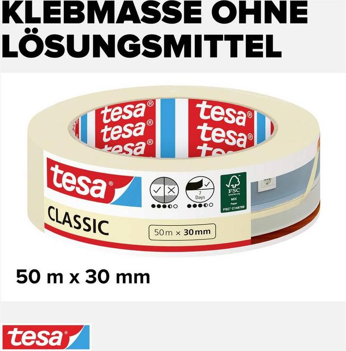 Immagine prodotto tesa Malerband CLASSIC (30 mm)