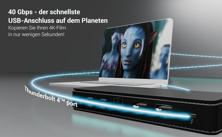 Produktbild i-tec Tb4dualdpdockpdpro (Thunderbolt, 11 Ports)