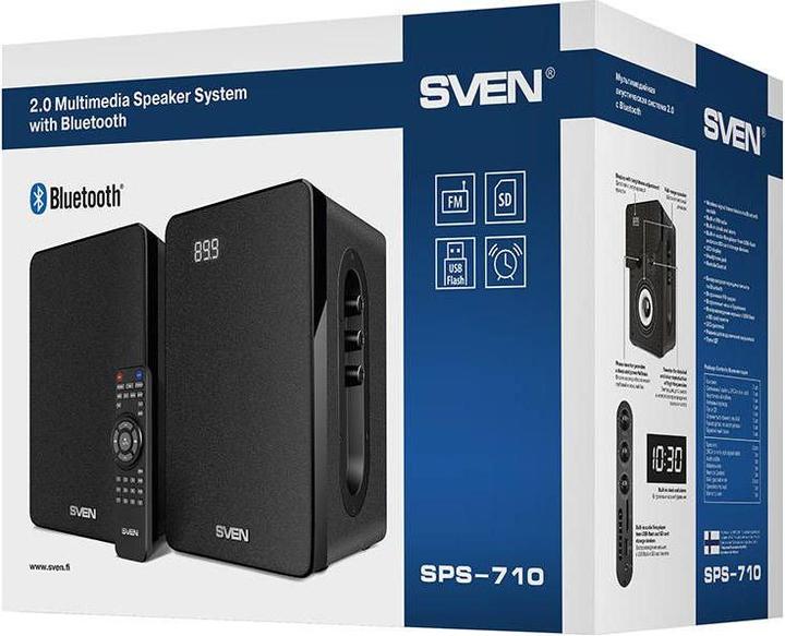 Sven Haut-parleur SPS-710, 40W Bluetooth (noir) (Alimentation via port USB)